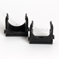 Держатель для труб (клипса) d25мм черн. (уп.100шт) TOKOV ELECTRIC TKE-LC-25-C05/100