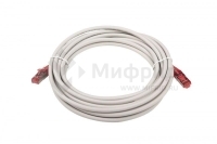 Патч-корд кат.5E F/UTP экранир. LSZH PC-LPM-STP-RJ45-RJ45-C5e-5M-LSZH-GY 5м сер. Hyperline 42339