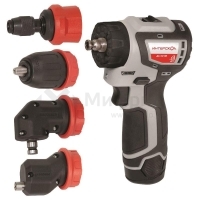 Дрель-шуруповерт аккумуляторная бесщеточн. ДА-10/12В 36 КомбиМАКС (Li-ion сумка 2 аккум. 2А.ч 4 насадки) ИНТЕРСКОЛ 687.2.2.78