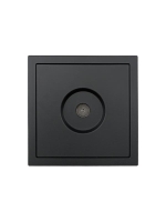 Розетка ТВ оконечная СП ZIMA IP20 черн. бархат LEZARD 704-4288-130