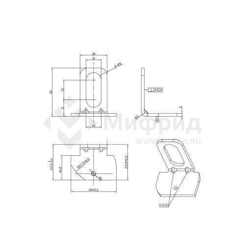 Светильник светодиодный SPP-403-0-50K-100 IP65 100Вт 10500лм 5000К Кп<5% КСС Д IC LED (High Bay) подвесной для высоких пролетов Эра Б0046672