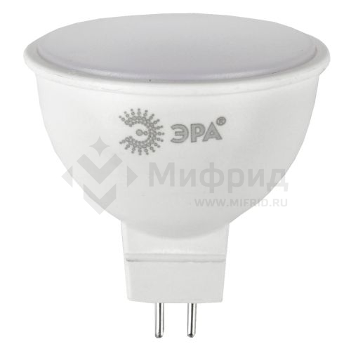 Лампа светодиодная MR16-12W-827-GU5.3 (диод софит 12Вт тепл. GU5.3) (10/100/4000) ЭРА Б0040887