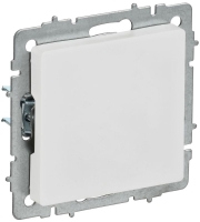 Заглушка BRITE МЗ10-БрАБ с суппортом механизм арктич. бел. IEK BR-PL10-K91