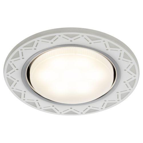 Светильник светодиодный точечный DK LD27 WH/WH GX53 декор со светодиод. подсветкой бел./бел. ЭРА Б0037388 Светильник светодиодный точечный DK LD27 WH/WH GX53 декор со светодиод. подсветкой бел./бел. ЭРА Б0037388