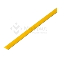 Трубка термоусадочная ТУТ нг 4.0/2.0 желт. 1м Rexant 20-4002