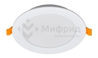 Светильник светодиодный PLED DL7 WH Downlight 10Вт 4000К 120х26мм IP54 ДВО встраив. Pro JazzWay 5042520