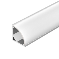 Профиль SL-KANT-H16-2000 ANOD+OPAL L2000 с экраном алюм. Arlight 036843
