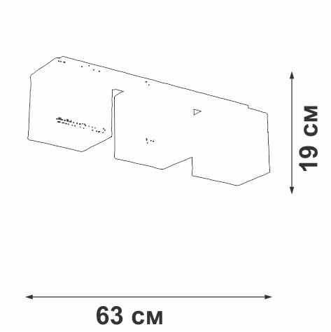 Люстра 3xE27 макс. 40Вт Vitaluce V2879-1/3PL Люстра 3xE27 макс. 40Вт Vitaluce V2879-1/3PL