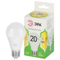 Лампа светодиодная GREEN LINE A60-20W-830-E27 GL 20Вт груша 3000К свет тепл. E27 Эра Б0067106 Лампа светодиодная GREEN LINE A60-20W-830-E27 GL 20Вт груша 3000К свет тепл. E27 Эра Б0067106