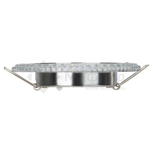 Светильник точечный DK LD26 SL/WH GX53 декор со светодиод. подсветкой прозр. ЭРА Б0029638