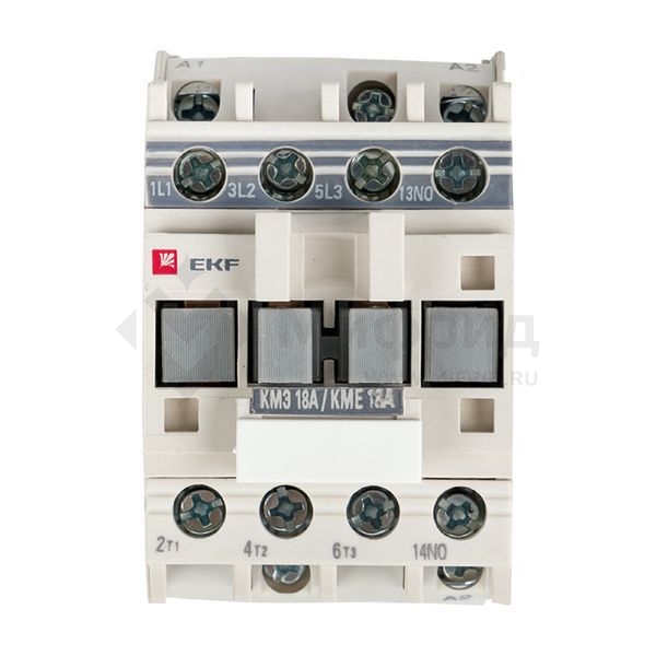 Контактор КМЭ-1 18А кат. 230В AC 1НО EKF ctr-s-18-220
