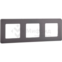 Рамка 3-м СП Inspiria IP20 дым. IEK 673957
