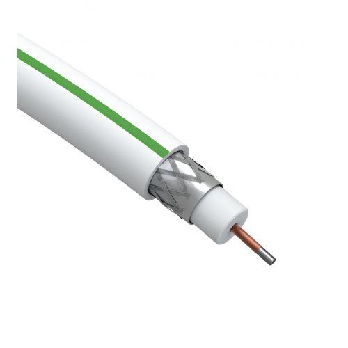 Кабель коаксиальный SAT 703 B.75 Ом CCS/(оплетка Al 75%) PVC Simple бел. (уп.10м) Эра Б0044609