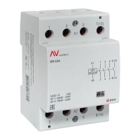 Контактор модульный КМ 63А 4NO 230В AC (3 мод.) AVERES EKF km-av-3-63-40-230V Контактор модульный КМ 63А 4NO 230В AC (3 мод.) AVERES EKF km-av-3-63-40-230V