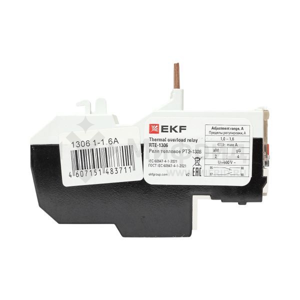 Реле тепловое РТЭ-1306 1-1.6А EKF rel-1306-1-1.6