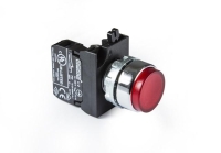 Кнопка нажимная круглая выступающая CM200HK (1НЗ) красн. EMAS CM200HK Кнопка нажимная круглая выступающая CM200HK (1НЗ) красн. EMAS CM200HK