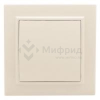 Выключатель 1-кл. СП Минск 10А IP20 беж. EKF ERV10-021-20