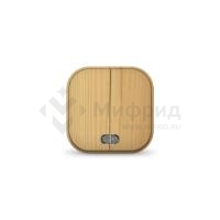 Выключатель 2-кл. 1п ОП 10А IP20 с подсветкой сосна IONICH 1437