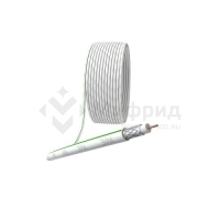 Кабель коаксиальный SAT 703 B CCS/оплетка Al 75% PVC 75Ом бел. (м) SL-B-75-PVC100 Simple Эра Б0044608