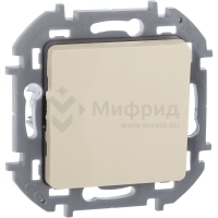 Выключатель кнопочный 1-кл. СП Inspiria 6А IP20 250В без фиксации НО/НЗ механизм сл. кость IEK 673691