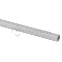 Труба гладкая ПВХ жесткая d50мм сер. (дл.3м) TRUB-50-PVC Эра Б0036391