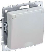 Розетка BRITE РСбш10-3-БрЖ 16А IP20 с заземл. защ. шторки с крышкой механизм жемчуж. IEK BR-R16-16-K36 Розетка BRITE РСбш10-3-БрЖ 16А IP20 с заземл. защ. шторки с крышкой механизм жемчуж. IEK BR-R16-16-K36