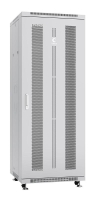 Шкаф монтажный телекоммуникационный напольн. ND-05C-32U60/80 19дюйм 32U 600х800х1610мм для распределит. и серверн. оборудования; передн. и задн. перфорир. двери ручка с замком RAL 7035 сер. Cabeus 7225c