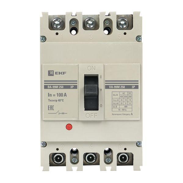 Выключатель автоматический 3п 250/100А 35кА ВА-99М PROxima EKF mccb99-250-100m Выключатель автоматический 3п 250/100А 35кА ВА-99М PROxima EKF mccb99-250-100m
