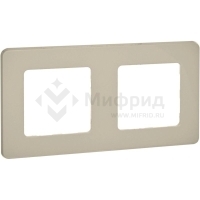 Рамка 2-м СП Inspiria IP20 сл. кость IEK 673941