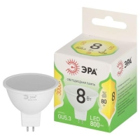 Лампа светодиодная GREEN LINE MR16-8W-830-GU5.3 GL 8Вт софит 3000К свет тепл. GU5.3 Эра Б0067082 Лампа светодиодная GREEN LINE MR16-8W-830-GU5.3 GL 8Вт софит 3000К свет тепл. GU5.3 Эра Б0067082