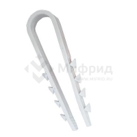 Дюбель-хомут для круглого кабеля 19-25мм бел. (уп.100шт) TOKOV ELECTRIC TKE-DH-19-25-C01