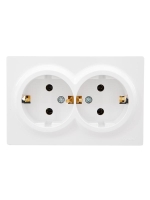 Розетка 2-м ОП LETO с заземл. закрытый корпус ПБТ бел. LEZARD 752-0200-127B Розетка 2-м ОП LETO с заземл. закрытый корпус ПБТ бел. LEZARD 752-0200-127B