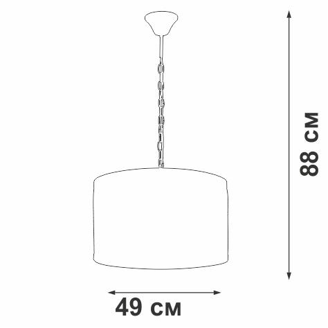 Люстра 6хE27 макс. 40Вт Vitaluce V4568-1/6 Люстра 6хE27 макс. 40Вт Vitaluce V4568-1/6
