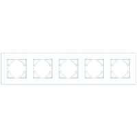 Рамка 5-м City бел. матов. GUSI С1115-041