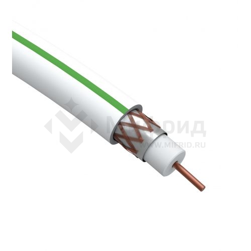 Кабель коаксиальный SAT 703 B Cu/оплетка Cu 75% PVC 75Ом бел. (м) S-B-75-PVC100 Эра Б0044612