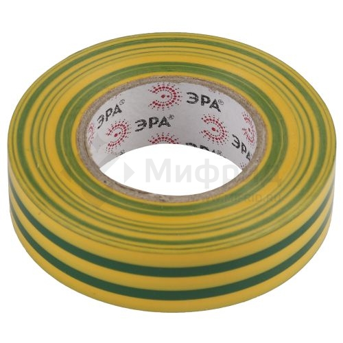 Изолента ПВХ 15ммх20м желт./зел. ET1520YG Эра C0036548