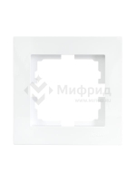 Рамка 1-м VESNA горизонт. бел. (20шт/240шт) LEZARD 742-0200-146