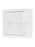 Выключатель 1-кл. ОП LETO бел. LEZARD 752-0200-100