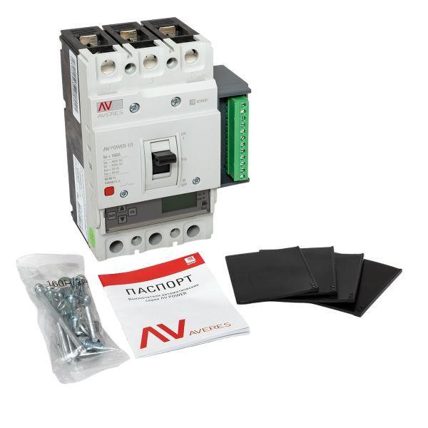 Выключатель автоматический 3п 160А 50кА AV POWER-1/3 ETU6.2 AVERES EKF mccb-13-160-6.2-av Выключатель автоматический 3п 160А 50кА AV POWER-1/3 ETU6.2 AVERES EKF mccb-13-160-6.2-av