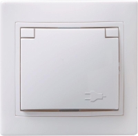 Розетка 1-м СП Кварта РСбш10-3-КБ 16А IP20 с заземл. защ. шторки с крышкой бел. GENERICA ERK12-K01-16-DM Розетка 1-м СП Кварта РСбш10-3-КБ 16А IP20 с заземл. защ. шторки с крышкой бел. GENERICA ERK12-K01-16-DM