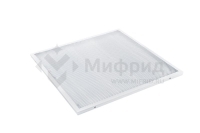 Светильник светодиодный ДВО 595х595х18 36Вт 4000К IP40 4000лм 176–264В призма TOKOV ELECTRIC TKE-DVO-SP-36-4K