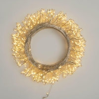 Гирлянда светодиодная "Роса "Фейерверк" 20м 500LED тепл. бел. 7.2Вт IP20 с контроллером на катушке Neon-Night 303-446