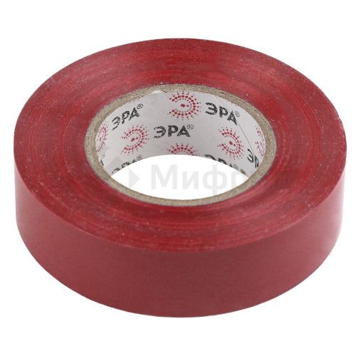 Изолента ПВХ 19ммх20м красн. ET1920RED Эра C0036541