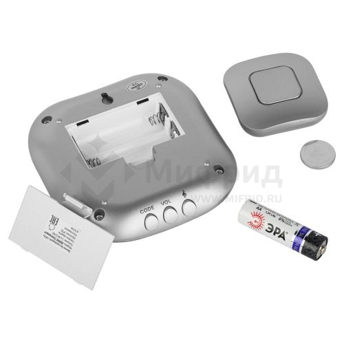 Звонок беспроводной BIONIC Silver 90680 Эра Б0017749