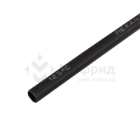 Трубка термоусадочная двустенная клеевая 3/1 (3:1) черн. 1м Rexant 26-0003