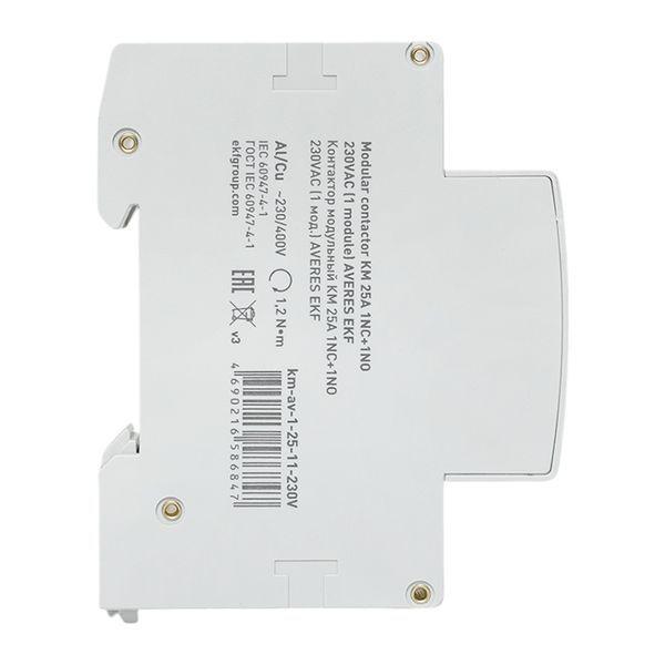 Контактор модульный КМ 25А 1NC+1NO 230VAC (1 мод.) AVERES EKF km-av-1-25-11-230V Контактор модульный КМ 25А 1NC+1NO 230VAC (1 мод.) AVERES EKF km-av-1-25-11-230V