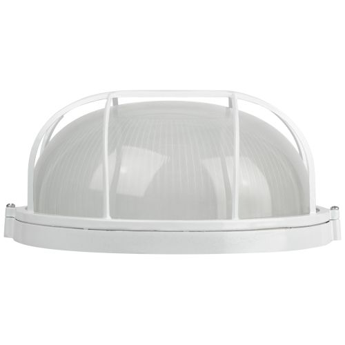 Светильник "Акватермо" НБП 03-100-002 max 100Вт E27 IP54 D240 круг алюм./стекло решетка бел. ЭРА Б0048422