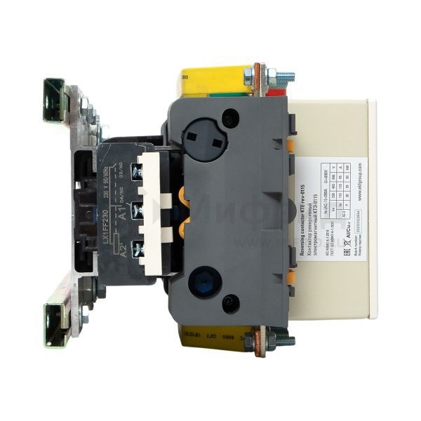 Контактор реверсивный КТЭ-1 115А кат. 230В AC 2НО EKF ctr-b-r-115
