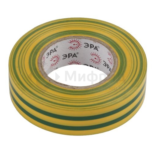 Изолента ПВХ 19ммх20м желт./зел. ET1920YG Эра C0036545