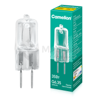 Лампа галогенная JD 35Вт капсула G6.35 3000К 230В Camelion 5203